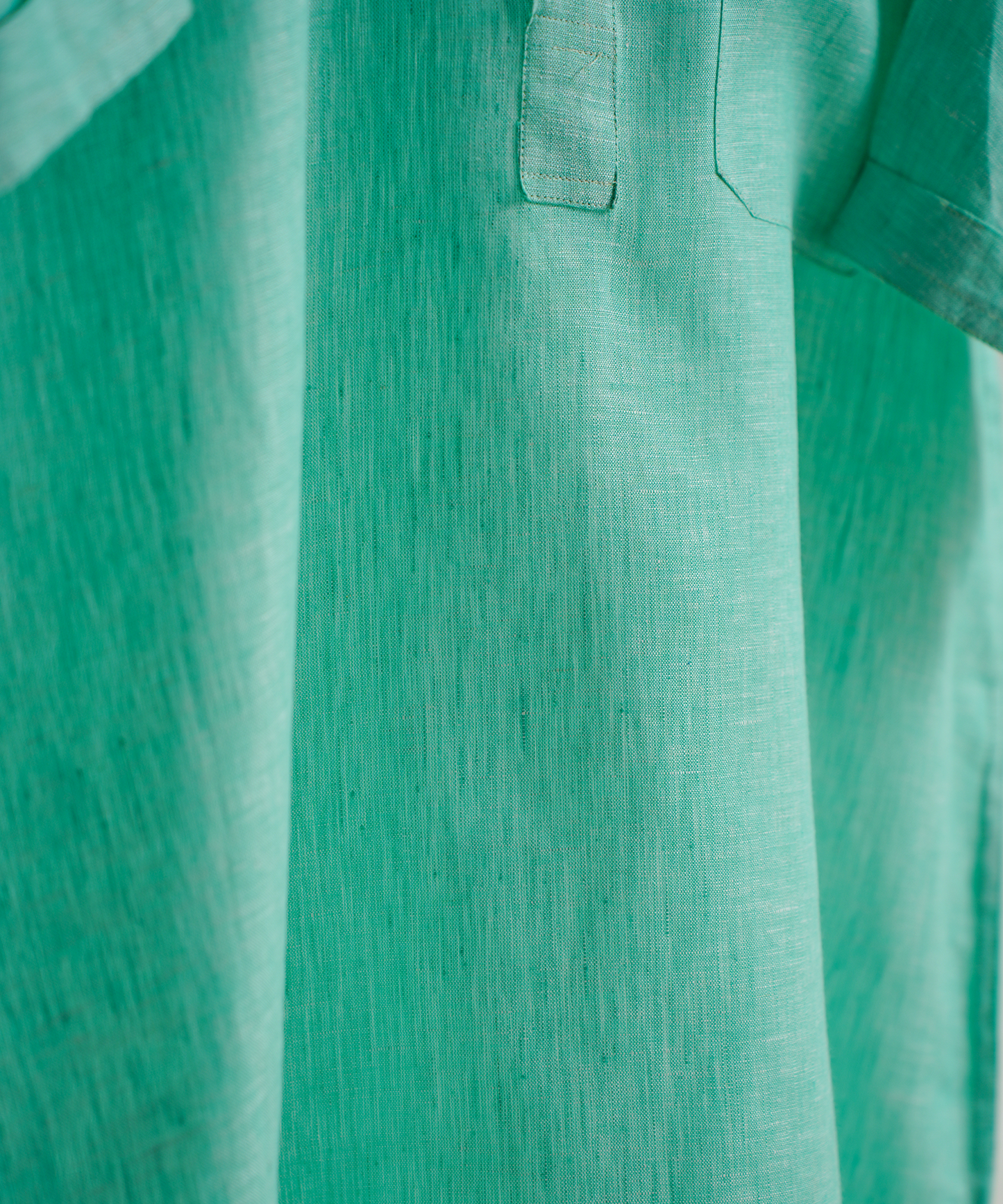 Classic Ocean Green Linen