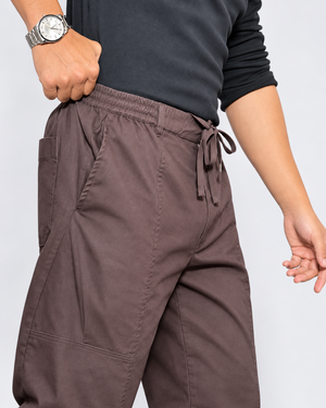 Brown - CHINOS X PYJAMAS - Brown 100% Cotton