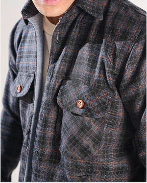 Blue Check - Shirt X Jacket- Blue Check