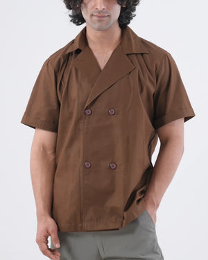 Brown - Summerweave Shirt - Brown