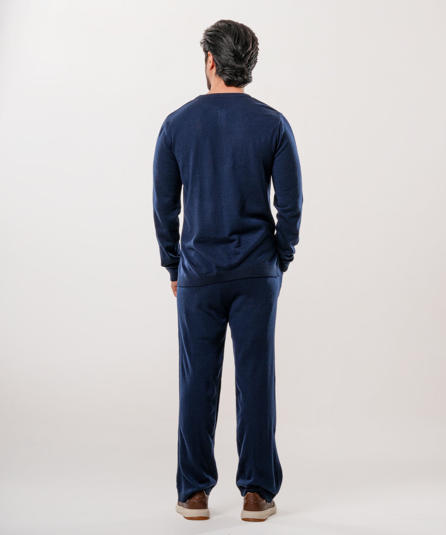 Woollen Coord Set - Blue