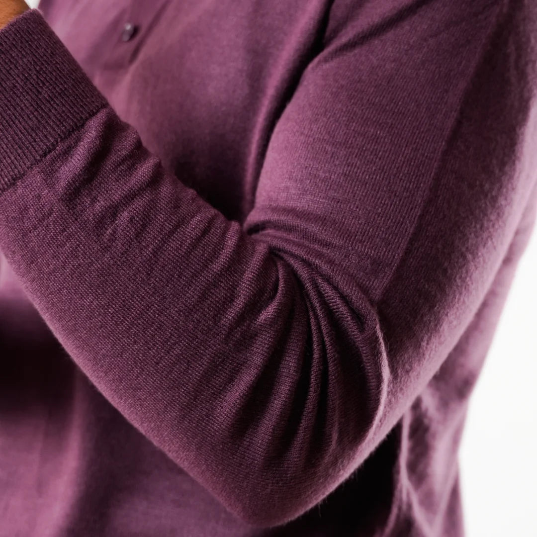 Autumn Pullover Shirt - Full Sleeves - Wine