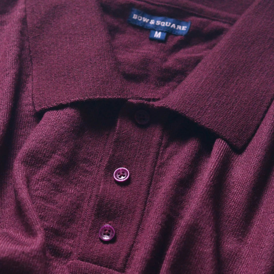 Autumn Pullover Shirt - Full Sleeves - Wine