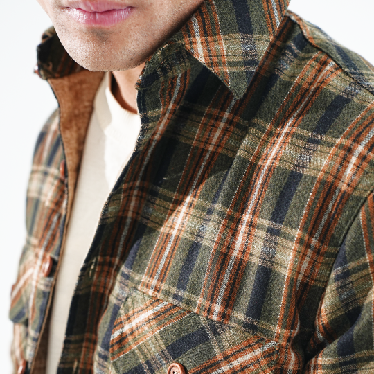 Shirt X Jacket- Olive Green