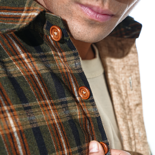 Shirt X Jacket- Olive Green