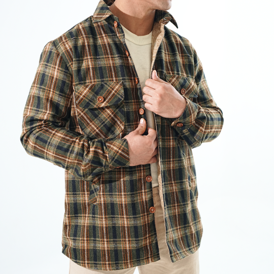 Shirt X Jacket- Olive Green