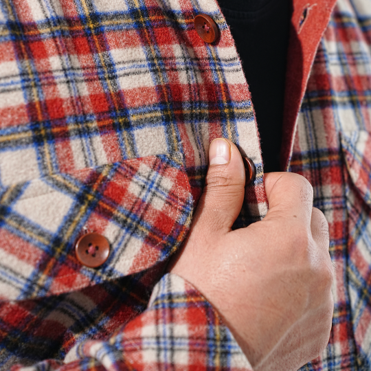 Shirt X Jacket- Rust Orange