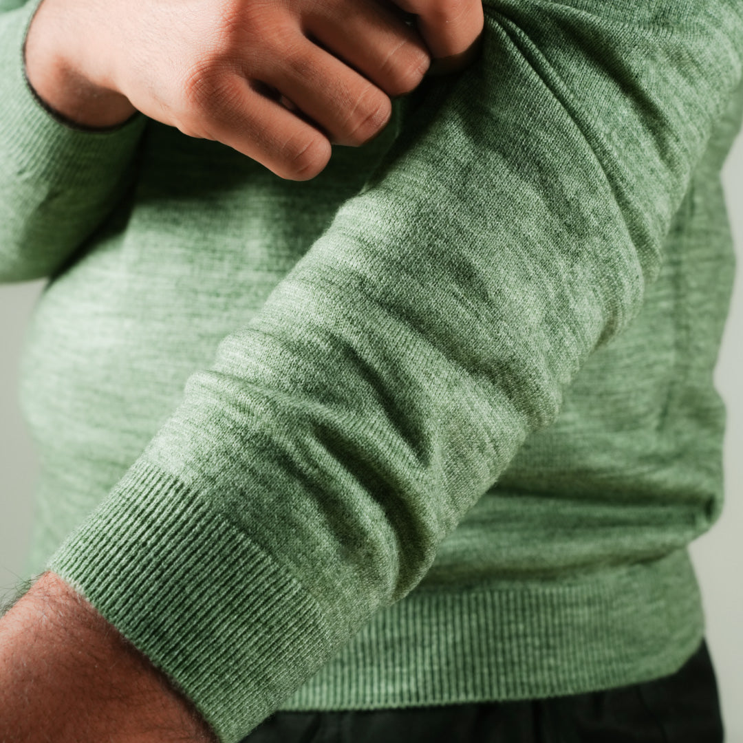 Autumn Pullover Shirt - Full Sleeves - Green