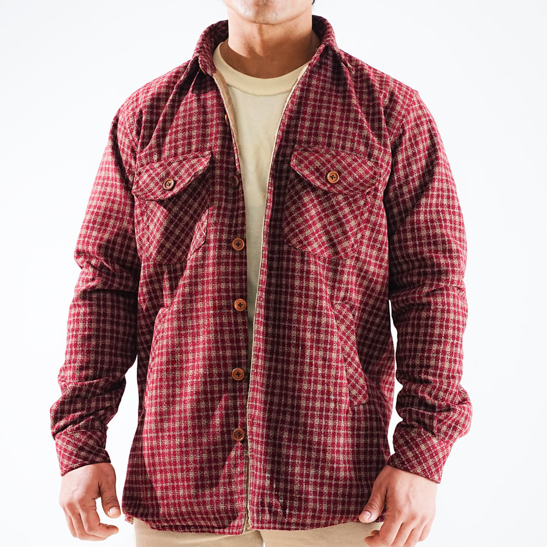 Shirt X Jacket- Red