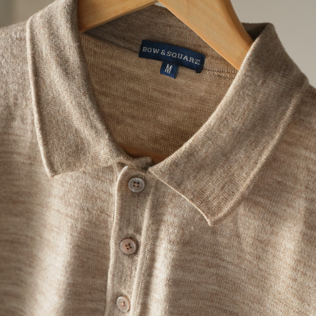 Autumn Pullover Shirt - Full Sleeves - Beige