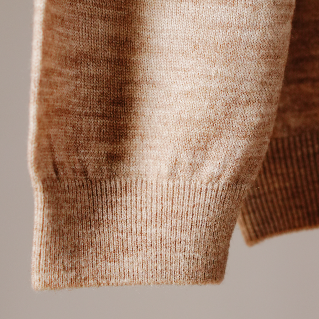 Autumn Pullover Shirt - Full Sleeves - Beige