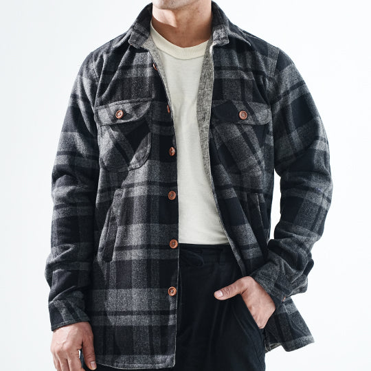 Shirt X Jacket- Black