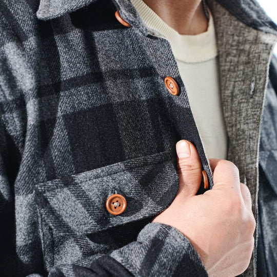 Shirt X Jacket- Black