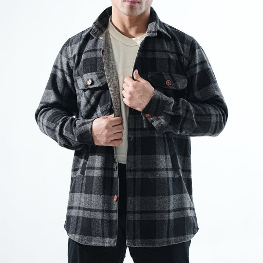 Shirt X Jacket- Black