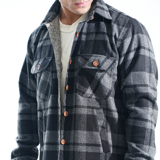 Shirt X Jacket- Black