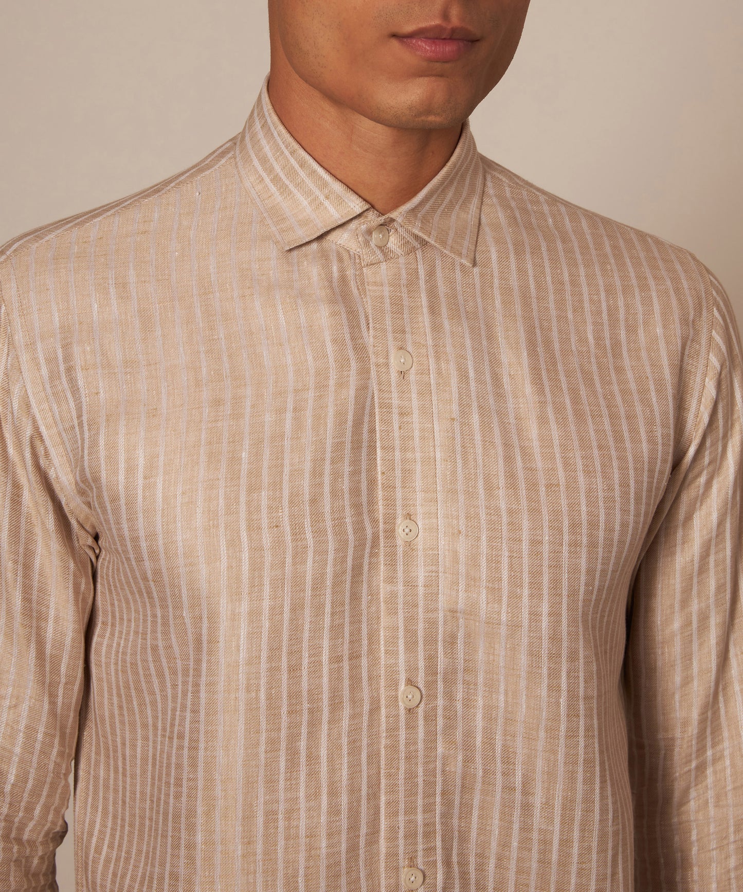 Mocha Linen Shirt