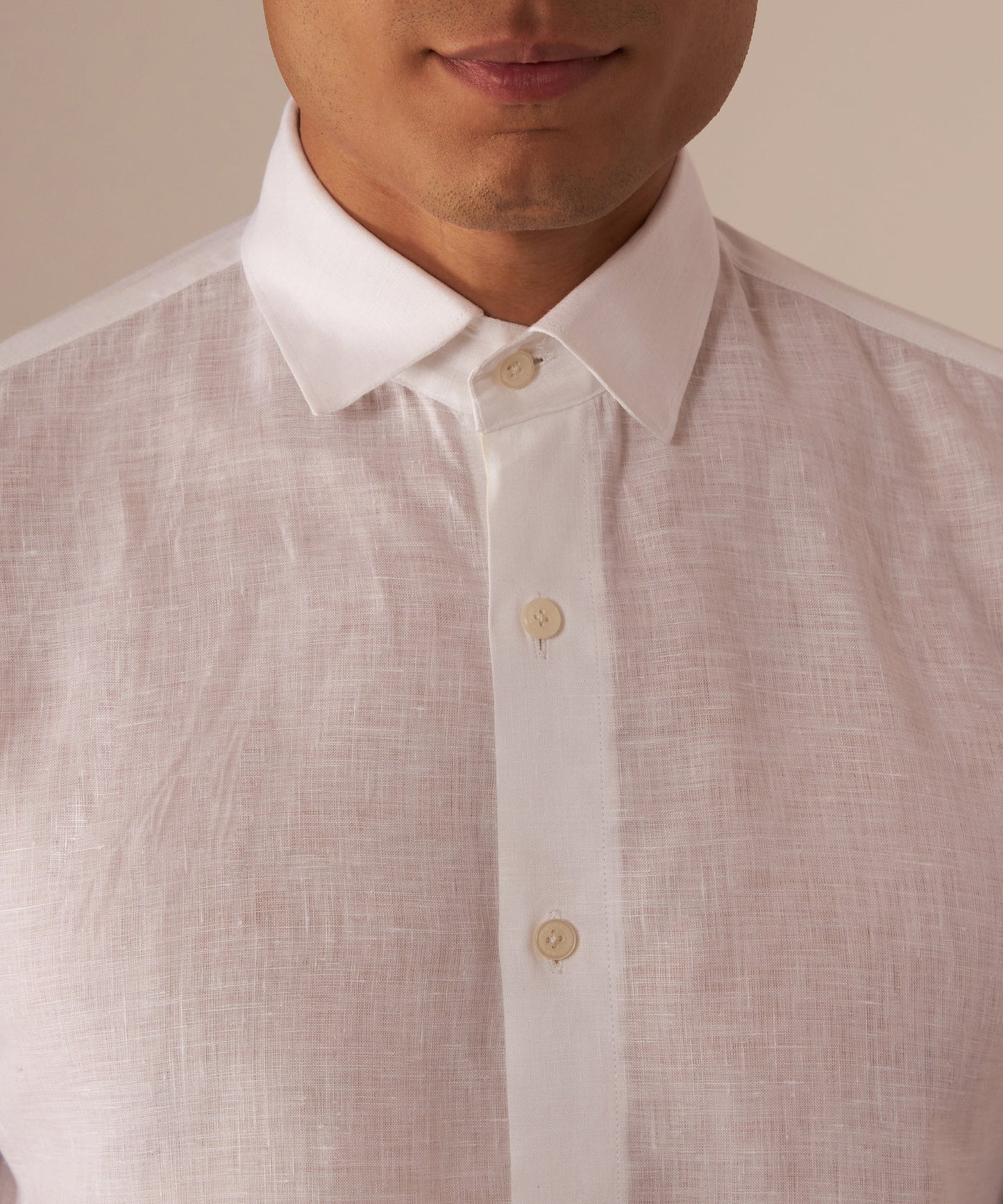 Vanilla Linen Shirt