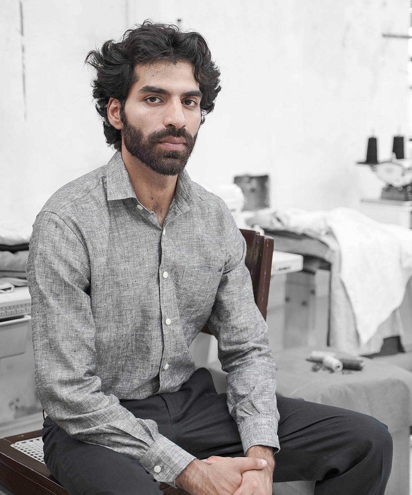 Fossil Grey Linen