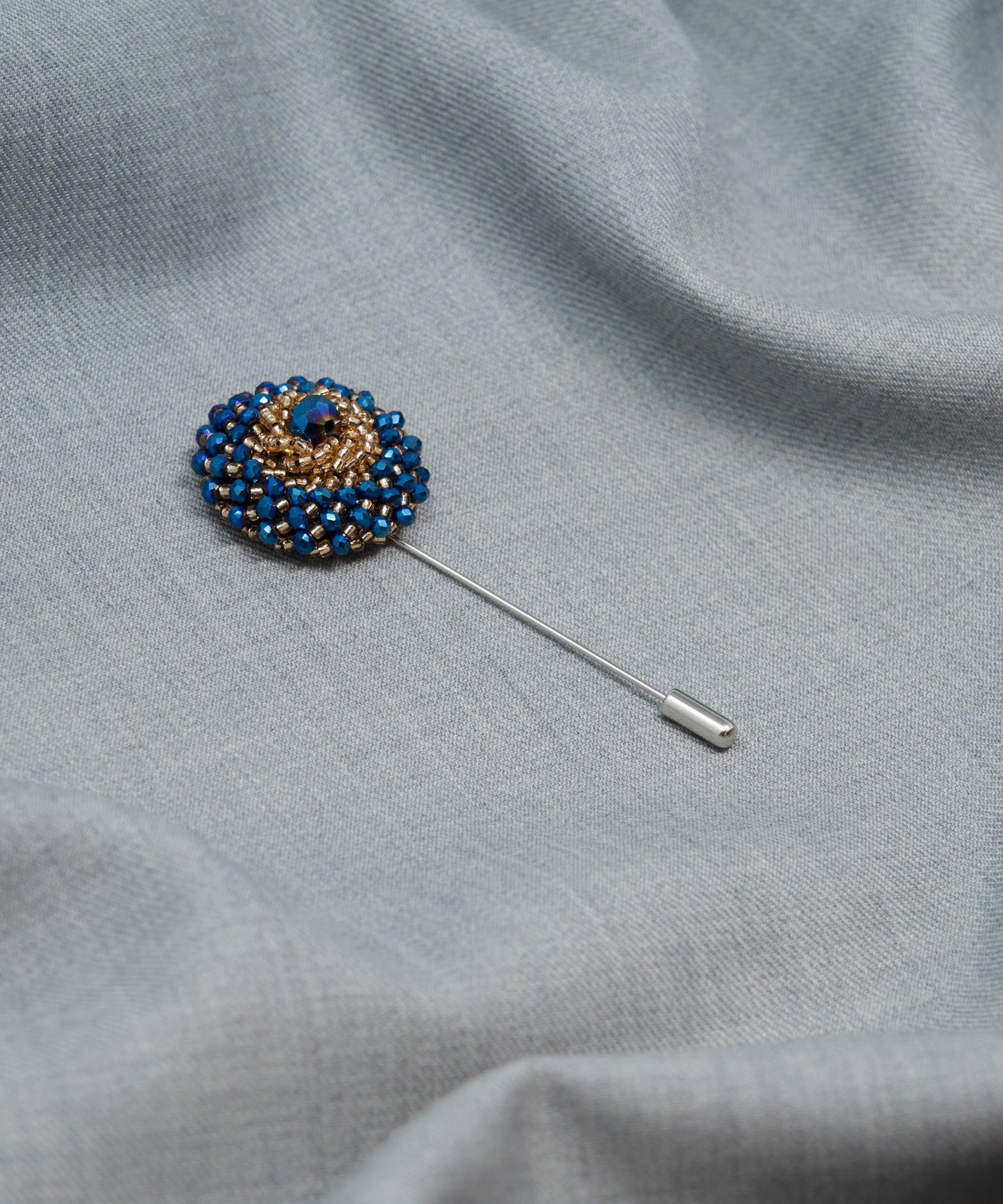 Blue & Gold Sheeny Head