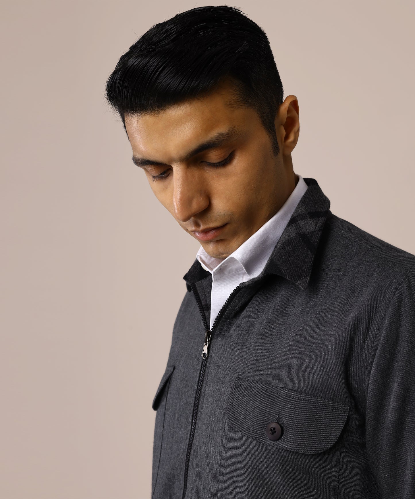 Mid Gray Overshirt