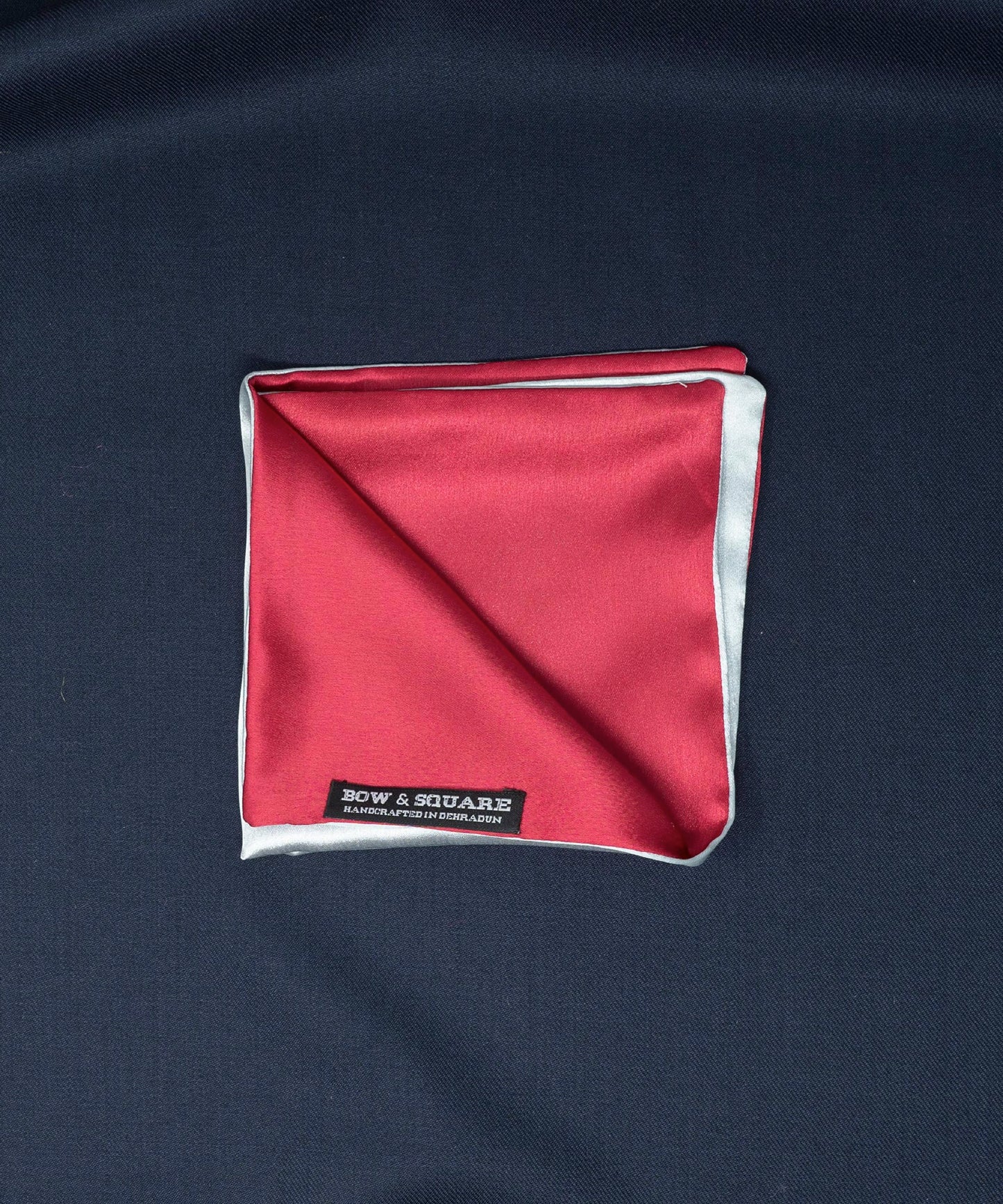 Solid Ice Pocket Square