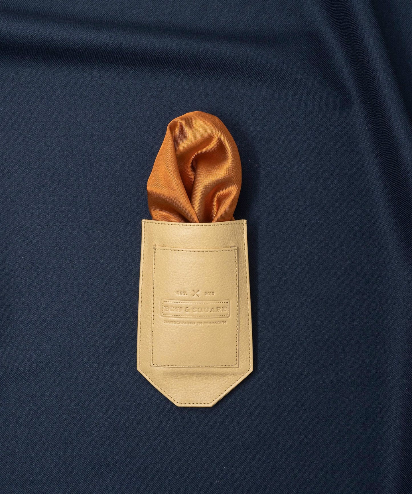 Sun & Sand Copper Brown Pocket Square