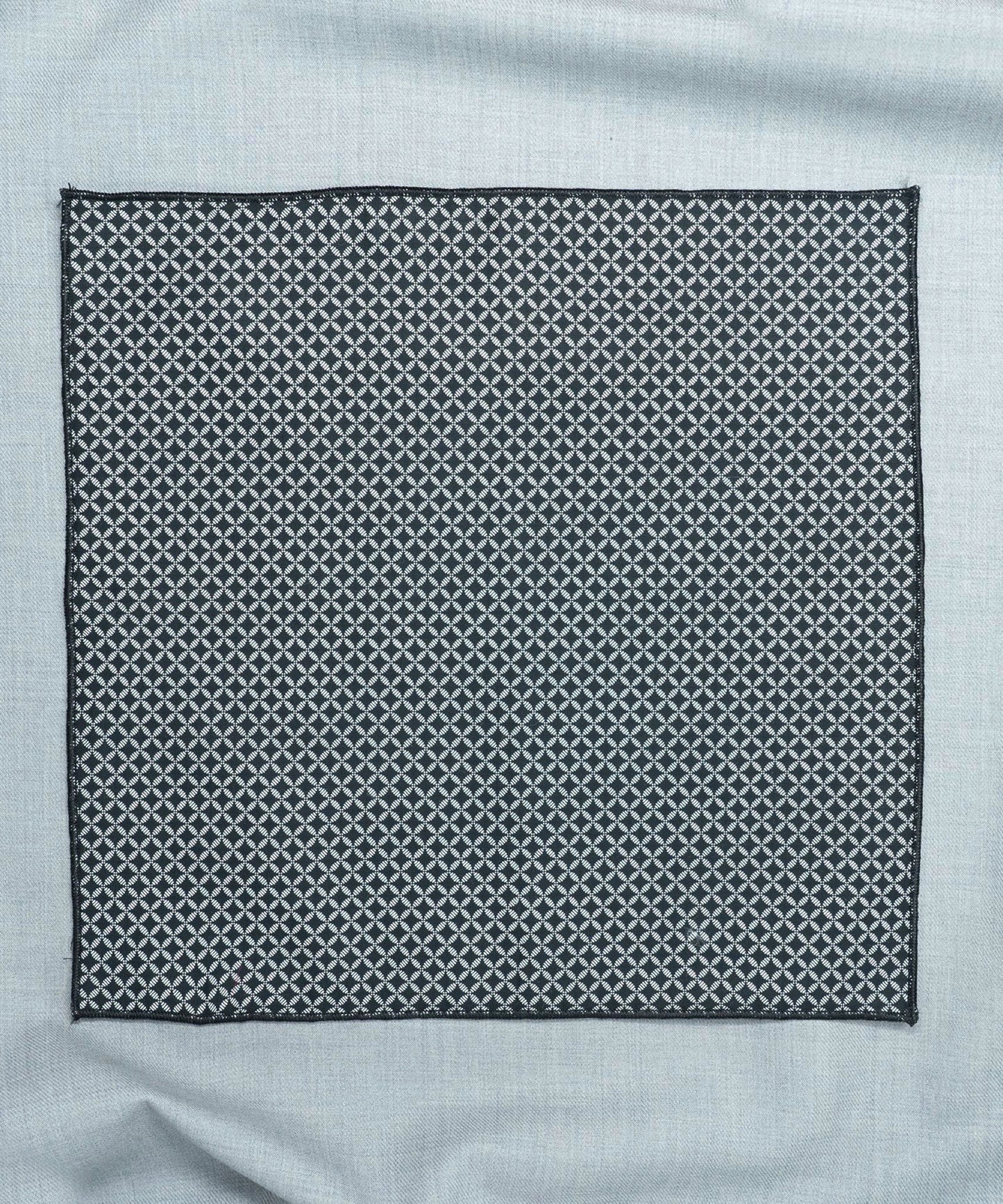 Monochrome Black Pocket Square