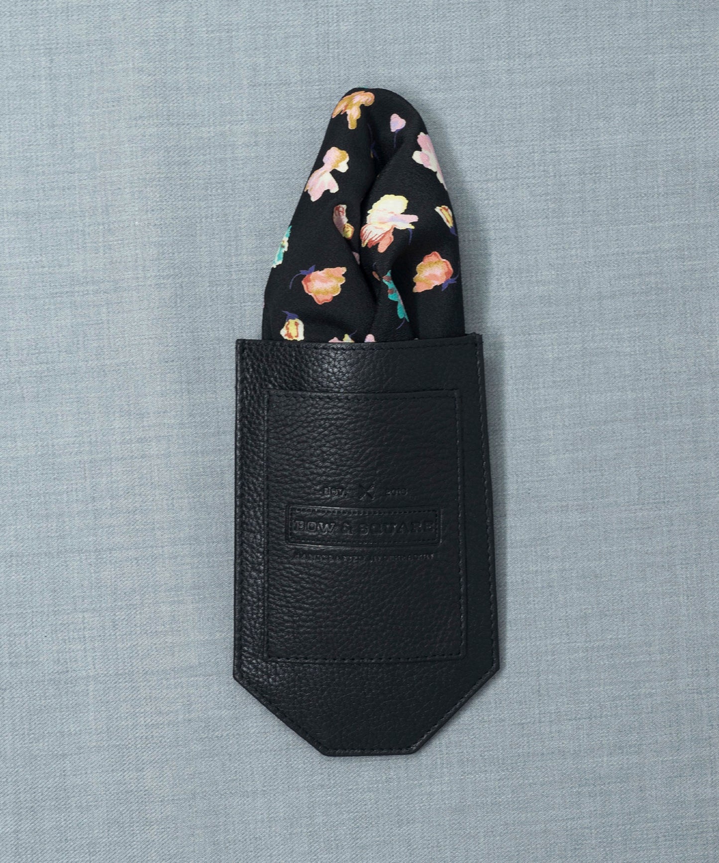Monochrome Multicolored Pocket Square
