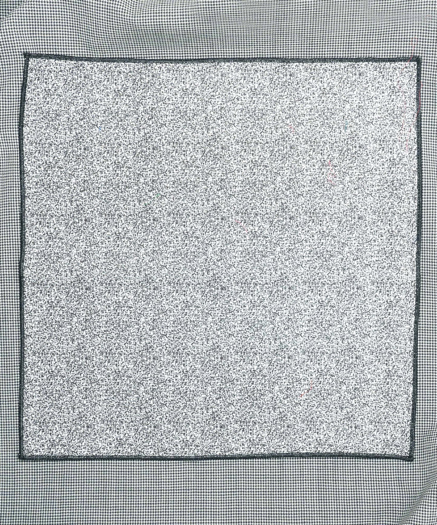 Monochrome Black Pocket Square