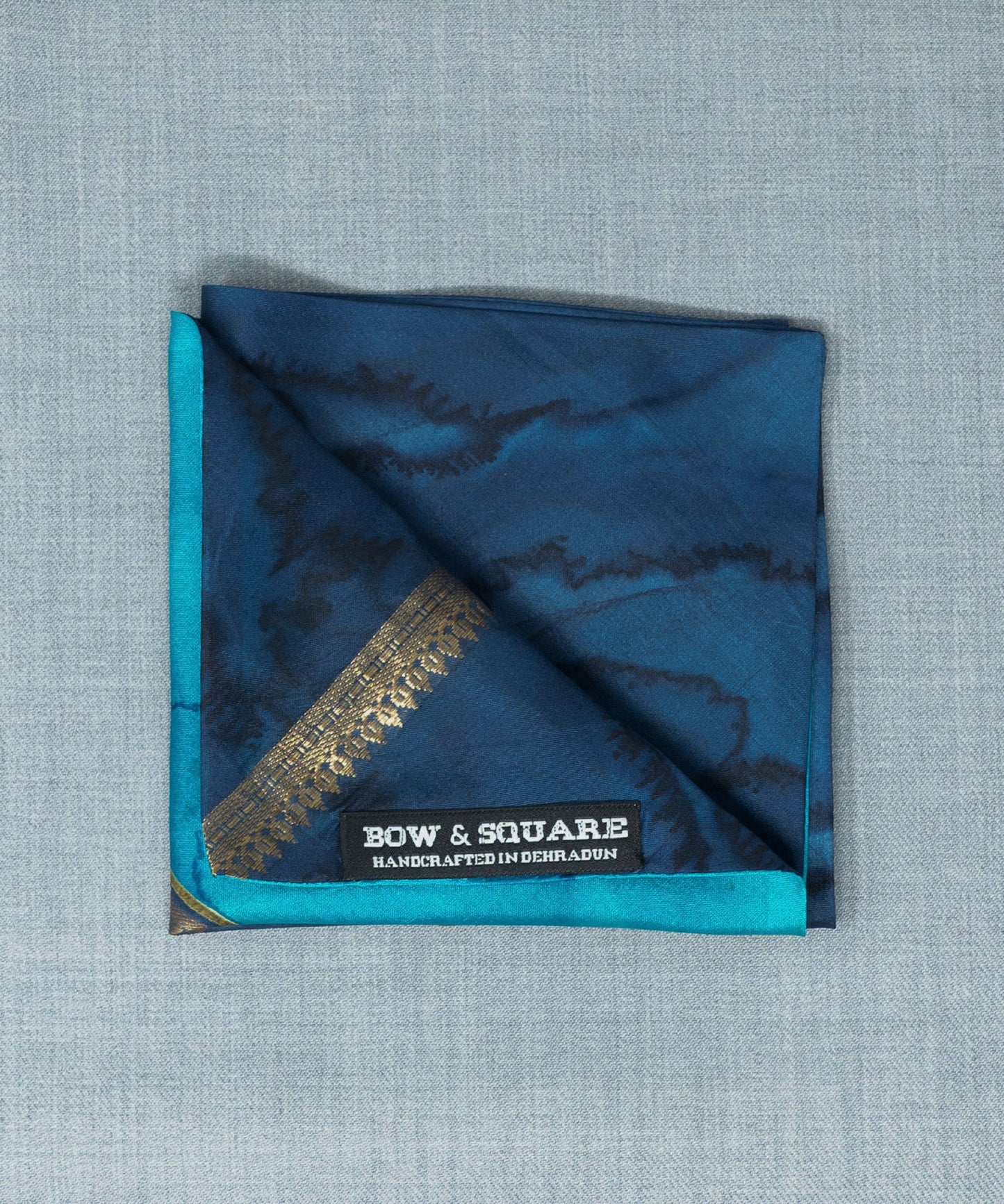 Blue Pocket Square