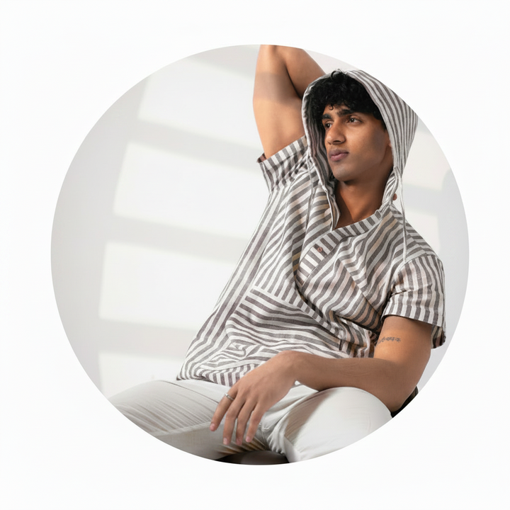 Summer Popover Hoodie - Tortilla Brown