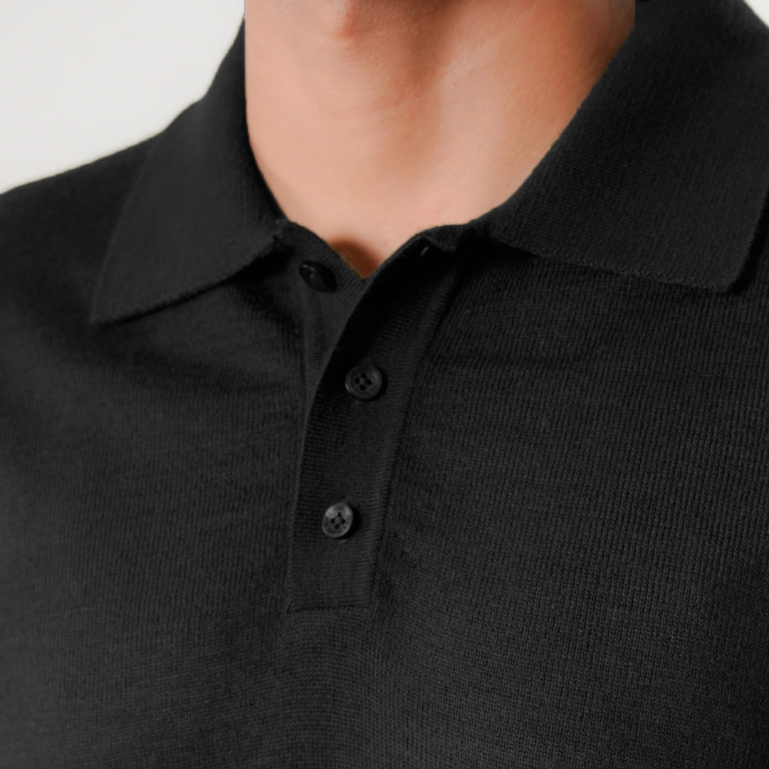Autumn Pullover Shirt - Full Sleeves - Black