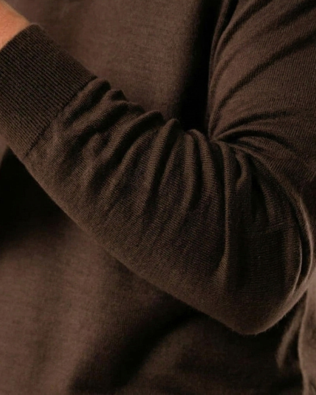 Autumn Pullover Shirt - Full Sleeves - Brown