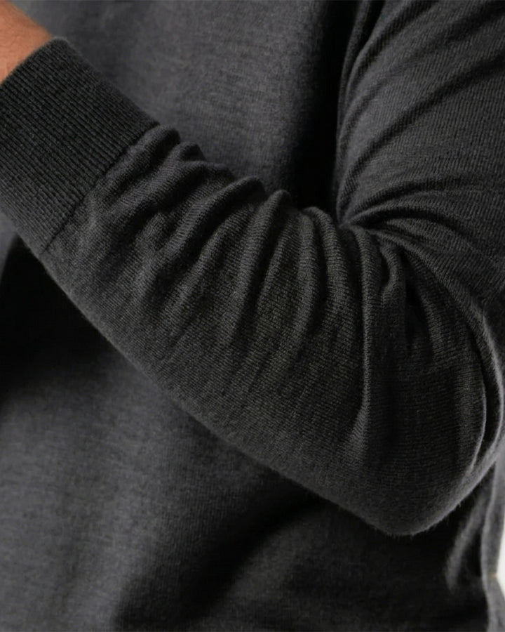 Autumn Pullover Shirt - Full Sleeves - Charcoal Grey