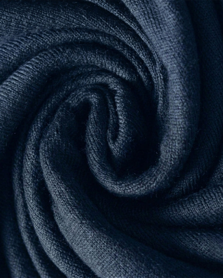 Autumn Pullover Shirt - Full Sleeves - Navy Blue