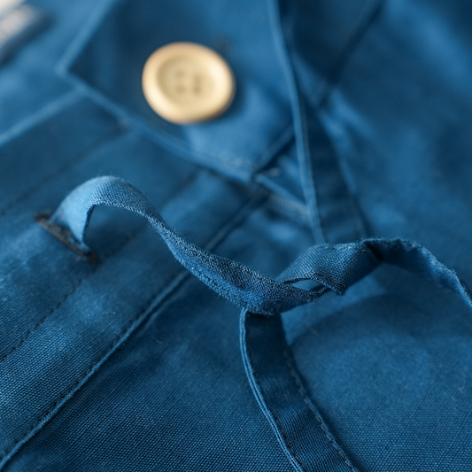 Prussian Cotton Linen Shorts