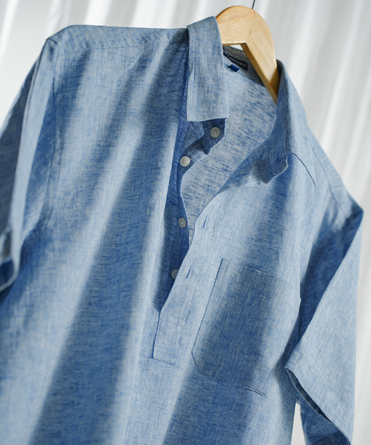 Classic Carolina Blue Linen