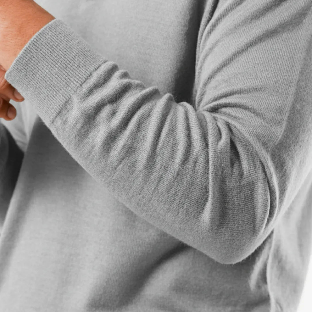 Autumn Pullover Shirt - Full Sleeves - Grey