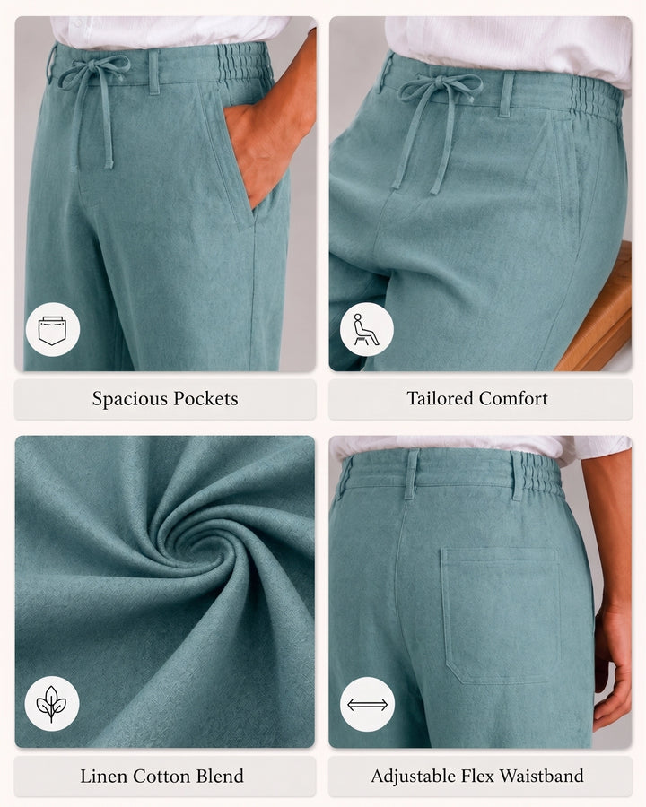 Turquoise Pants