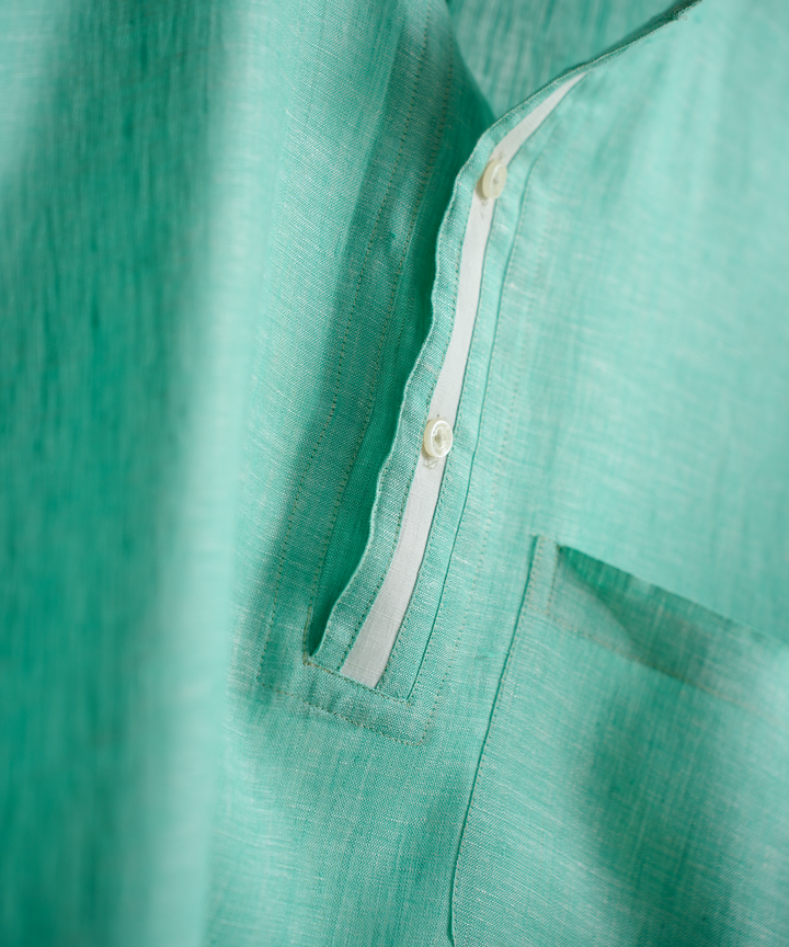 Classic Turquoise Linen