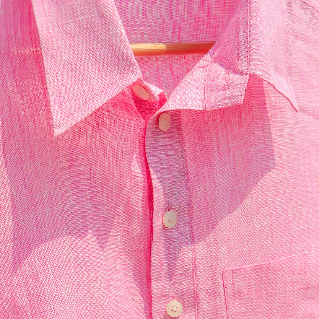 Ballet Pink Popover Kurta x Shirt