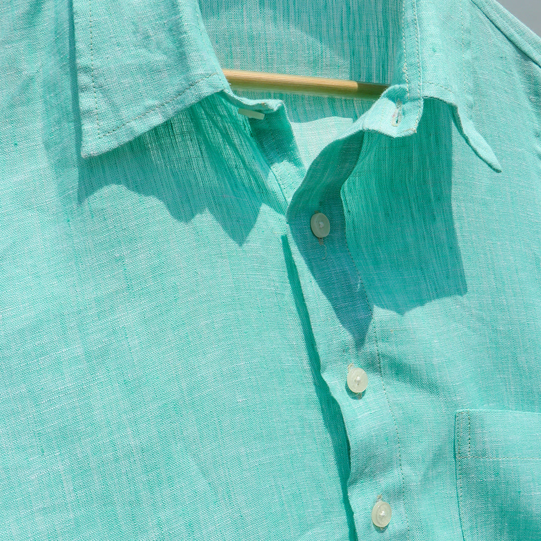 Ocean Green Popover Kurta x Shirt