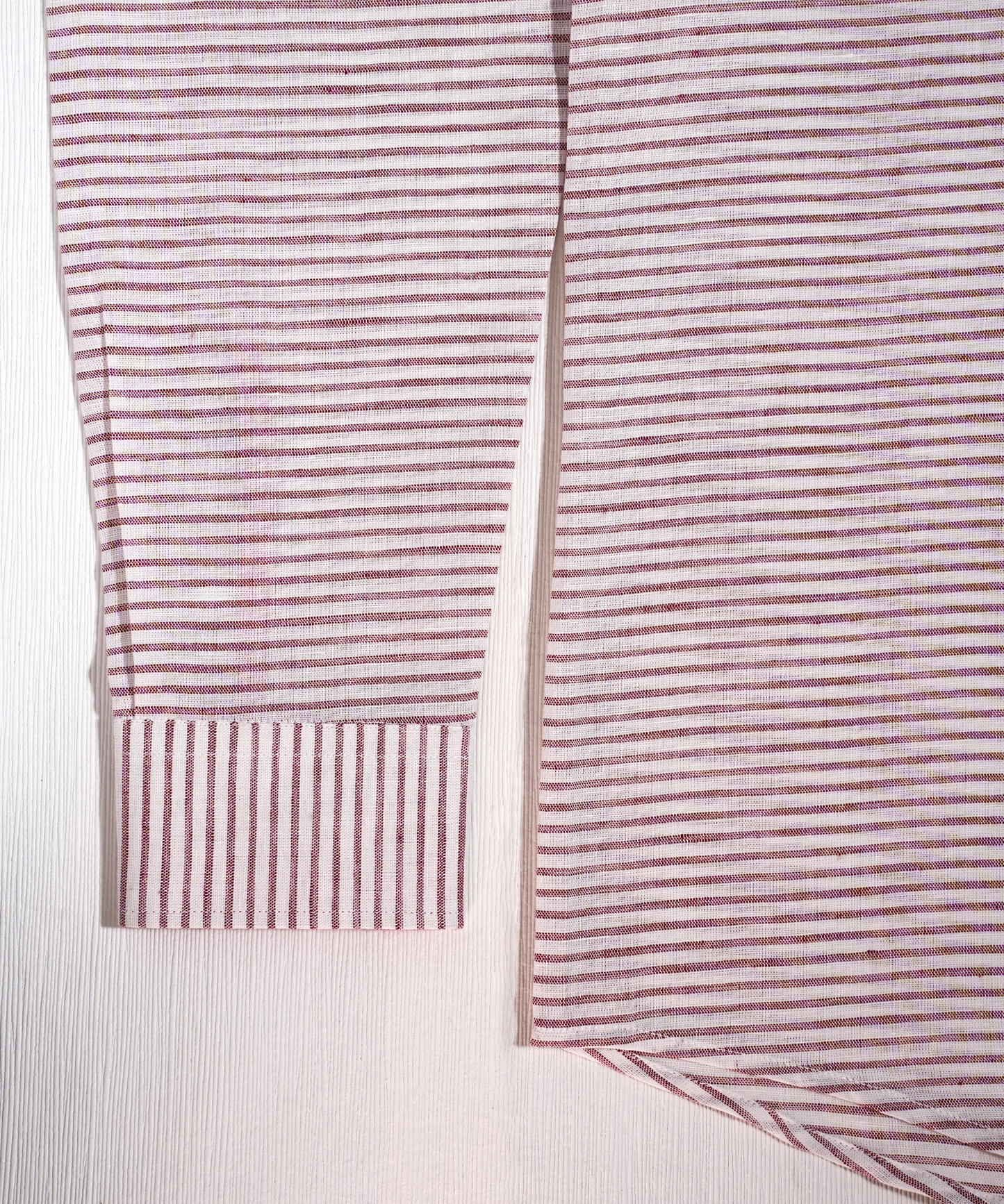 Ivory Carmin Striped Cotton Linen Shirt