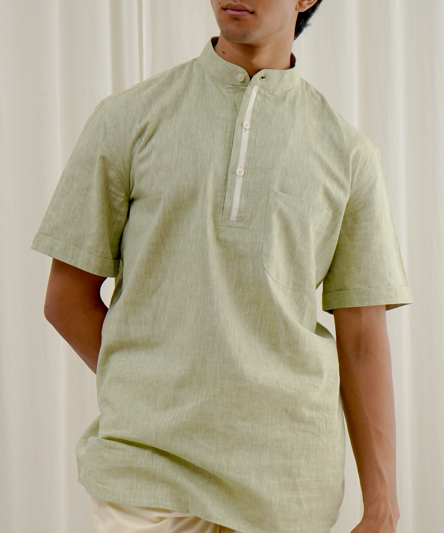 Classic Pista Green Linen