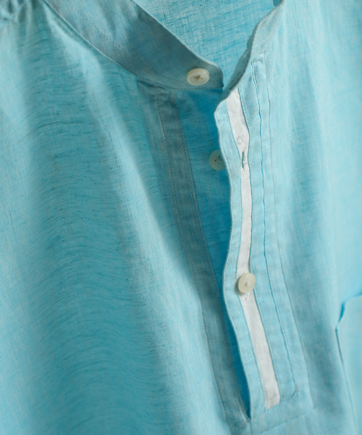 Classic Aqua Linen