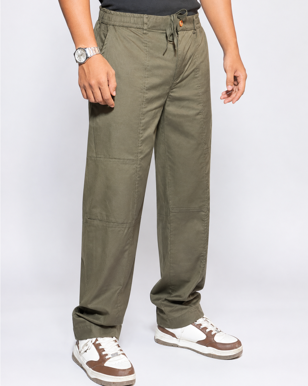 CHINOS X PYJAMAS - Green 100% Cotton