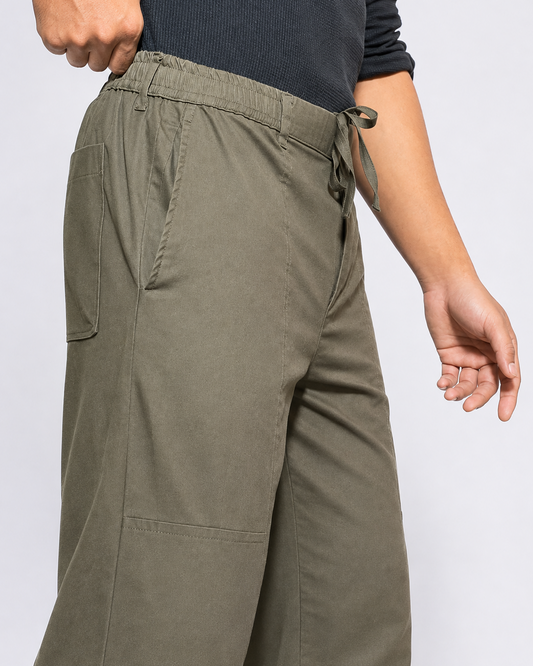 CHINOS X PYJAMAS - Green 100% Cotton