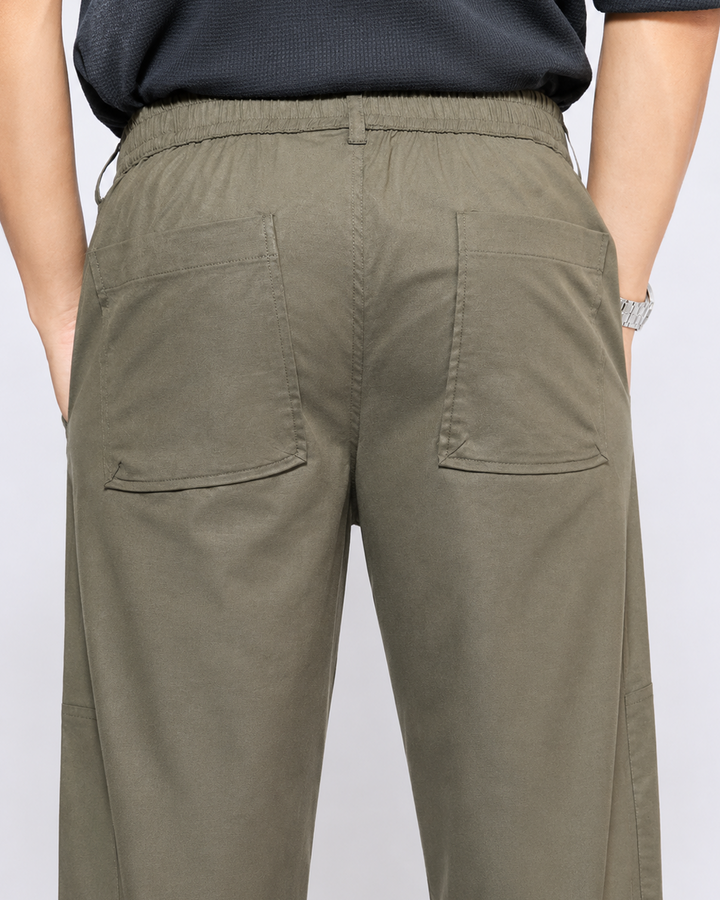 CHINOS X PYJAMAS - Green 100% Cotton