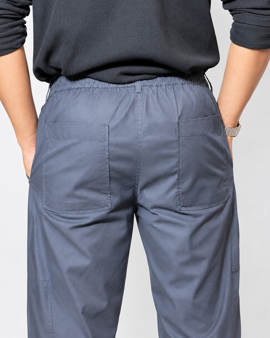 CHINOS X PYJAMAS - Slate 100% Cotton