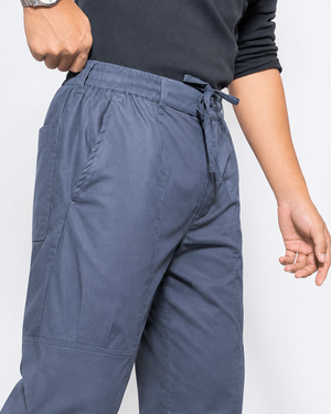 Navy - CHINOS X PYJAMAS - Slate 100% Cotton